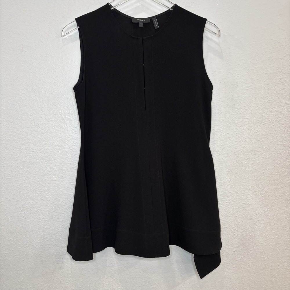 Theory Women's Desza Elevate Crepe Top - Size Small
